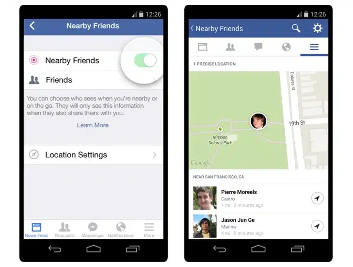 Find Someone's Location on Facebook with Facebook Nearby Friends