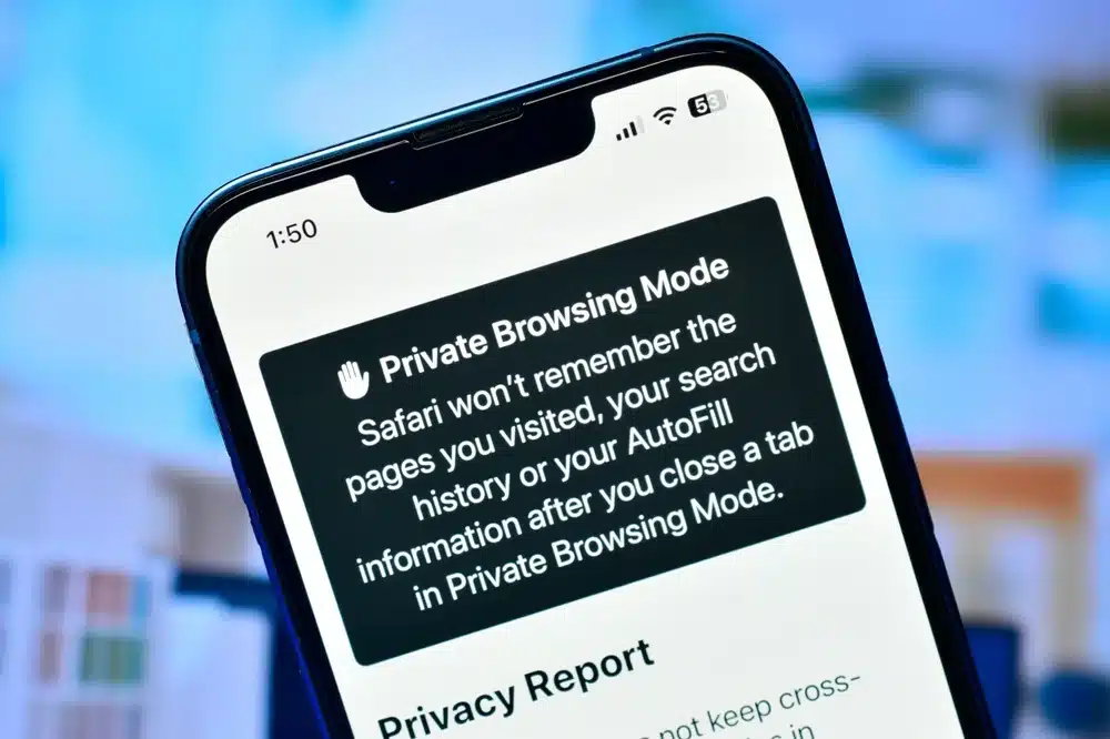 how to view private browsing history safari iphone